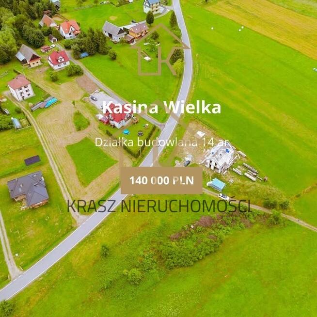 Działka budowlana przy głównej drodze