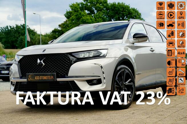 DS Automobiles DS 7 Crossback LOUVRE masaze FUL LED skóra EL.KLAPA  ACC 4X4 wentylacja night vision