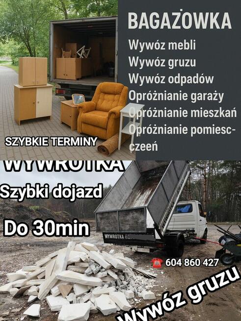 DRAGON opróżnianie mieszkań Głogów, Piwnic,garaży, Wywoz