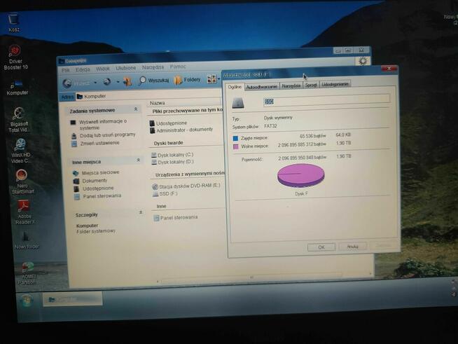 Dysk SSD 2TB USB3.0 przenośny zewnętrzny Laptopa komputera
