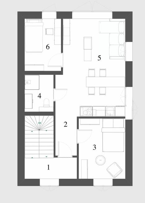 Krosno – nowe mieszkanie 55 m² na 1. piętrze, tylko 375 000