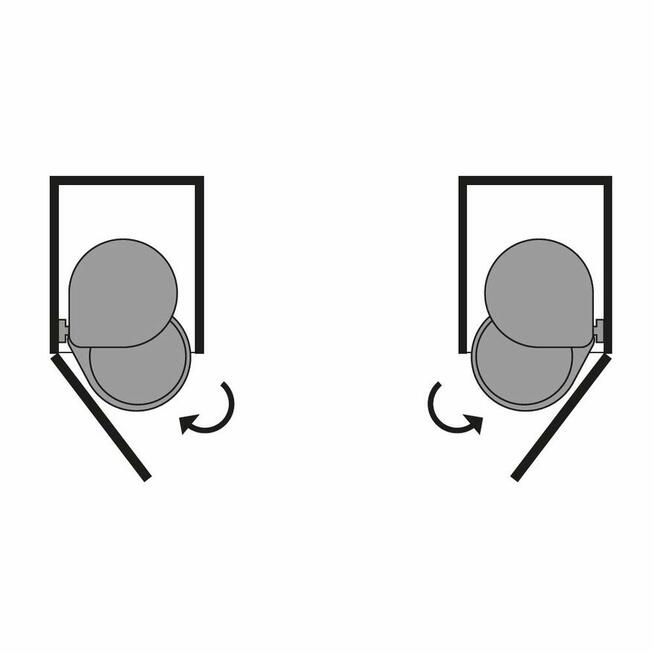 Kosz na śmieci 13L do szafki na drzwi automatyczna pokrywa E