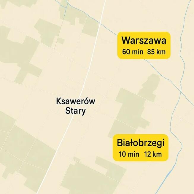 Na sprzedaż działka budowlana - Ksawerów Stary, gm. Stromiec