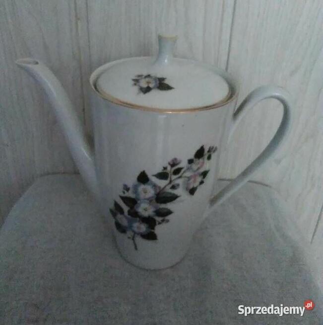 Dzbanek porcelanowy kawa herbata