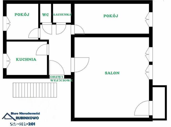 Świetne przestronne 3 pokoje 60,5 m2, 3 piętro winda balkon