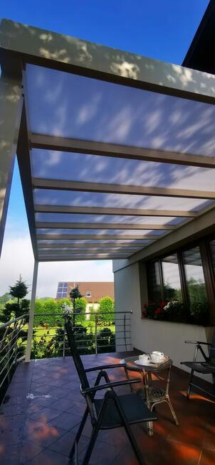 Zadaszenie tarasu z Aluminium - Euro Fences Polski producent