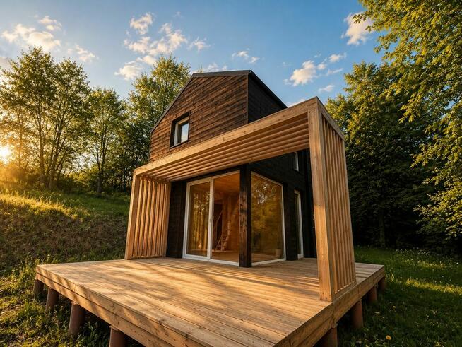 Nowoczesny dom z widokiem | Limanowa | 56 m2 + taras | 12 ar
