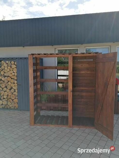 Szopa na opał Drewutnia MIDI z domkiem na narzędzia