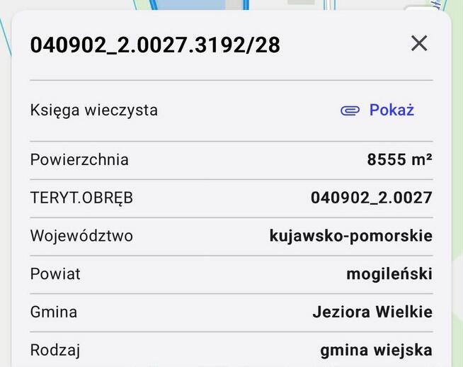 Na sprzedaz działka inwestycyjna Przyjezierze