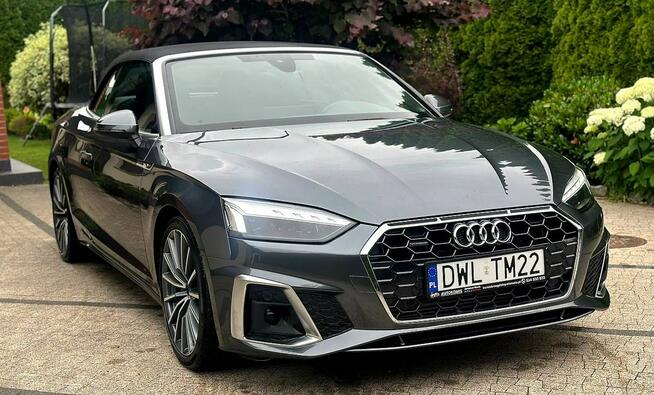 Audi A5 Cabrio S line Quattro 2.0 45TFSI 265KM Jak Nowe