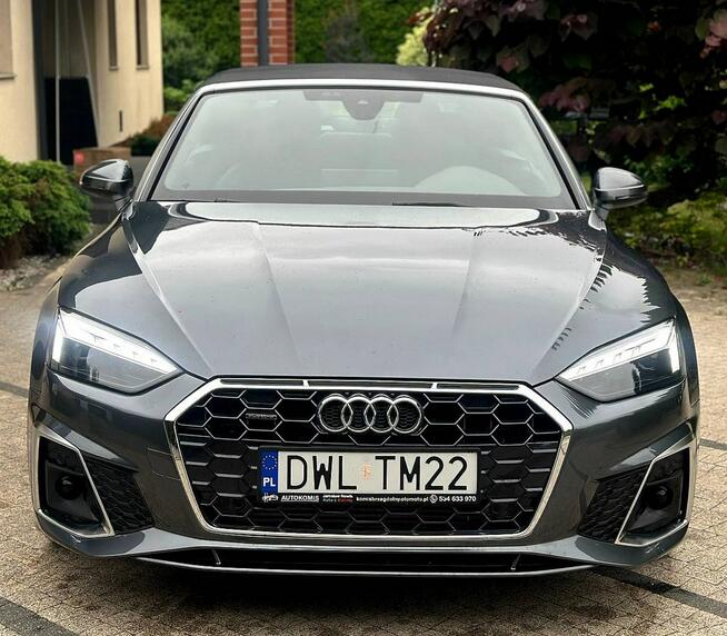 Audi A5 Cabrio S line Quattro 2.0 45TFSI 265KM Jak Nowe