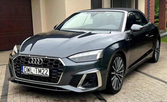 Audi A5 Cabrio S line Quattro 2.0 45TFSI 265KM Jak Nowe