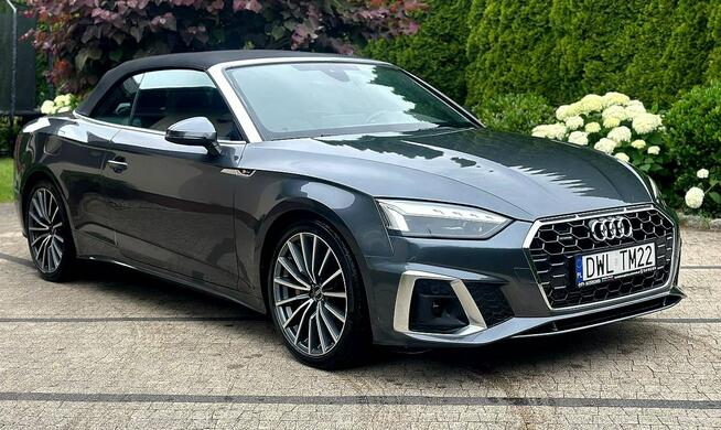 Audi A5 Cabrio S line Quattro 2.0 45TFSI 265KM Jak Nowe
