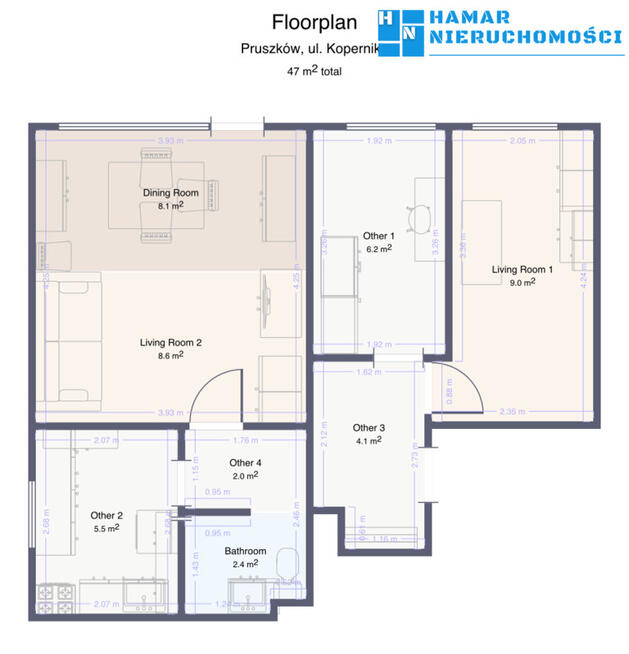 Nowa niższa cena, 3-pokojowe mieszkanie w centrum!
