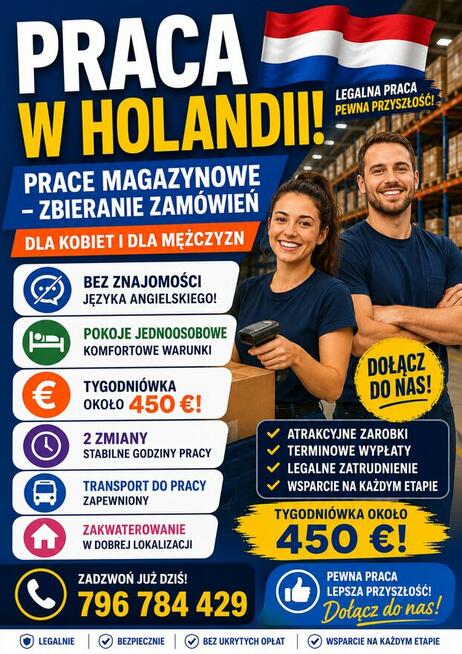 Sprawdzona Praca w Holandii