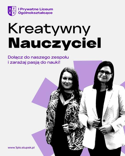 Szukamy kreatywnych nauczycieli