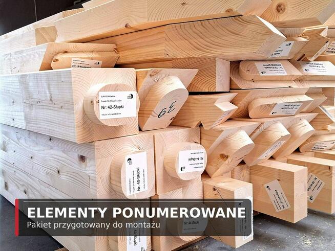 Wiaty CNC - gotowe elementy do montażu