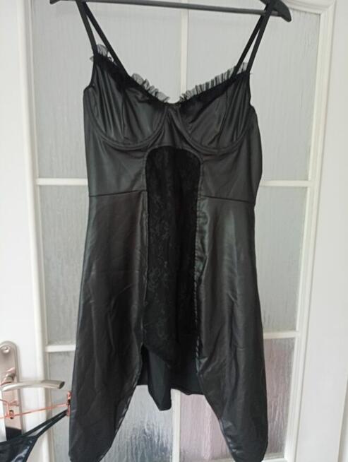 Lateksowy komplet nocny, XL