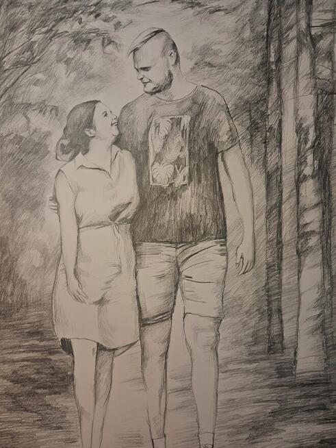Rysunek portret na zamówienie