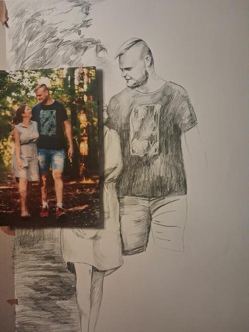 Rysunek portret na zamówienie