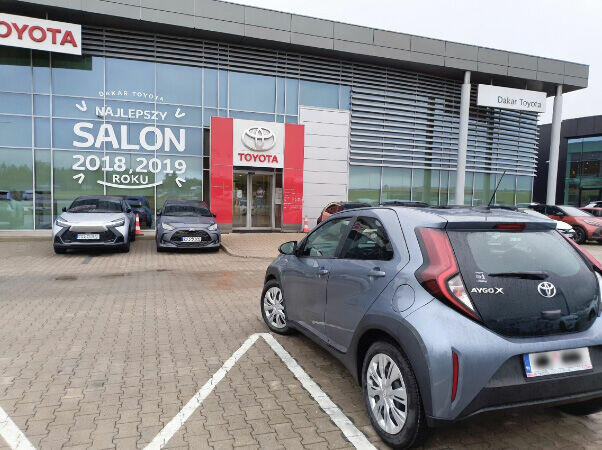 TOYOTA AYGO wersja Comfort w kolorze Celestial Grey