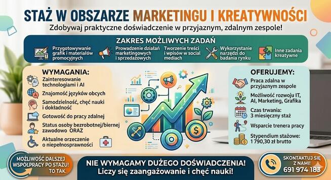 Dział marketingu-staż