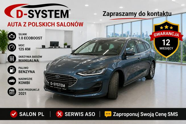 Ford Focus 2023 Salon Polska 1Właściciel GWARANCJA Titanium serwis ASO