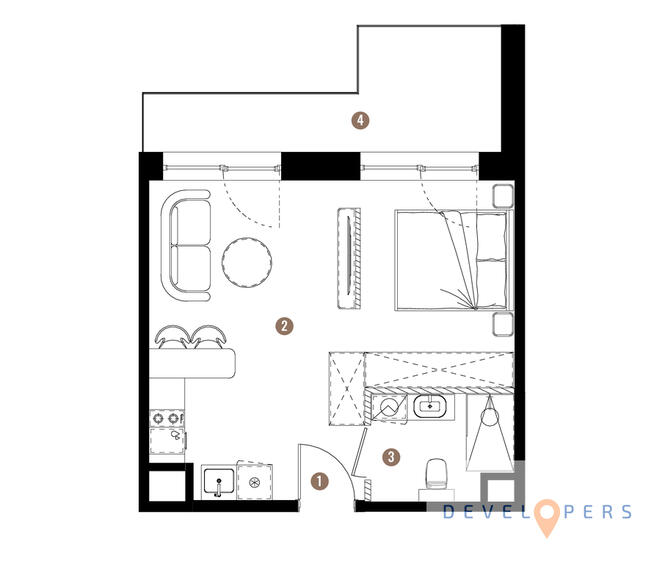 Nowe 2 pokoje idealne pod inwestycje I Duży balkon