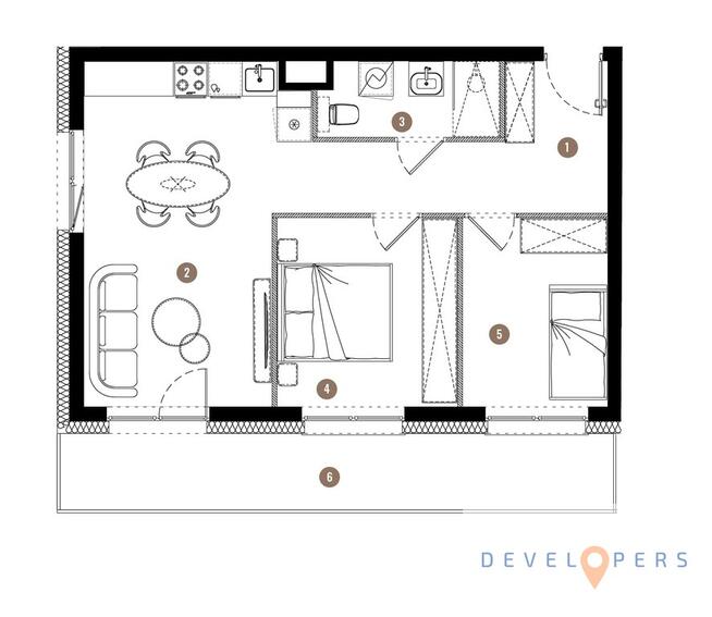 Nowe komfortowe 3 pokoje w Centrum