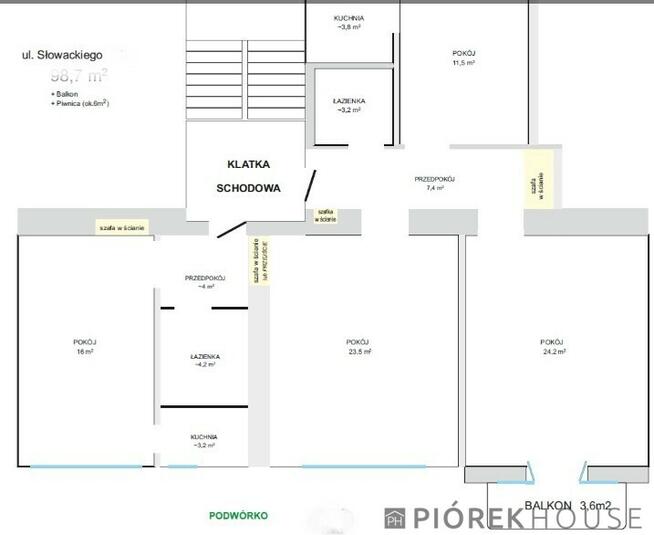4-pokojowe mieszkanie na Żoliborzu