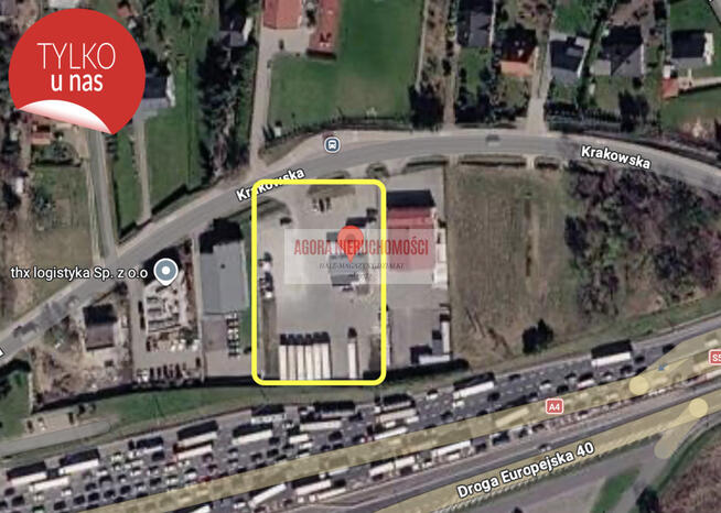BALICE PLAC koło lotniska 35a + biuro i magazyn