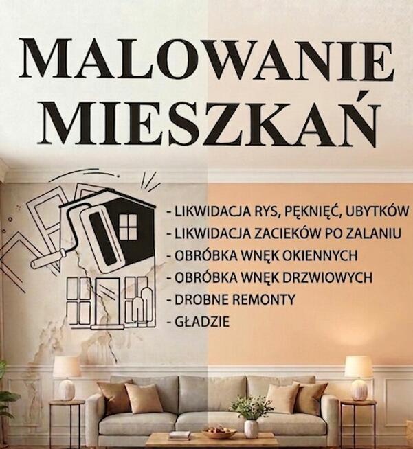 Malowanie mieszkań itp