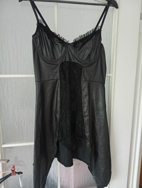 Lateksowy komplet nocny, XL