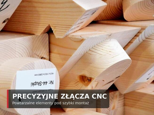 Wiaty CNC - gotowe elementy do montażu