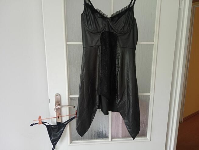 Lateksowy komplet nocny, XL