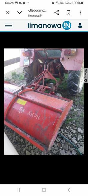 Glebogryzarka grudziądz akpil 165cm.2000rok