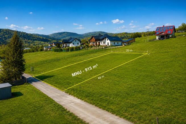 Działka budowlana o pow. 915 m2 | Muszyna | Widokowa