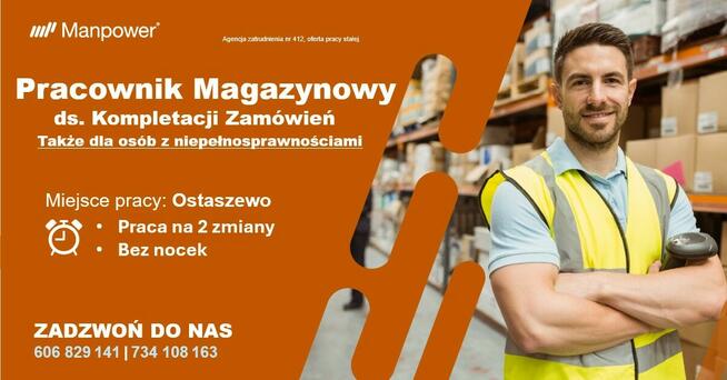 Pracownik/czka Magazynowy/a - Ostaszewo