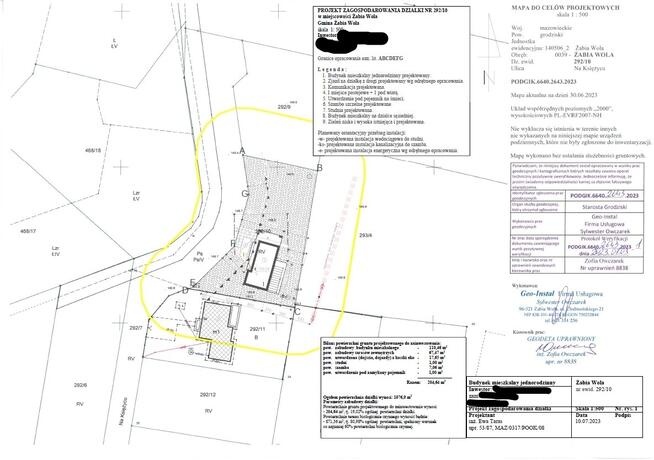 Działka 1078 m2 MPZP pod bliźniak Żabia Wola