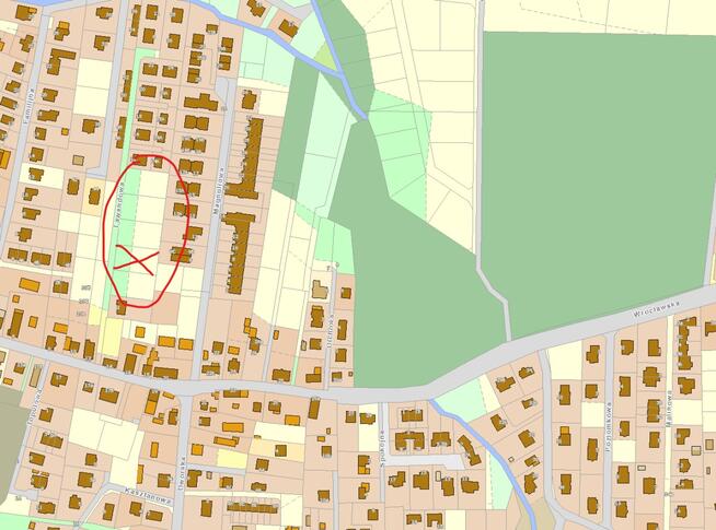 Działka budowlana w Wilczycach