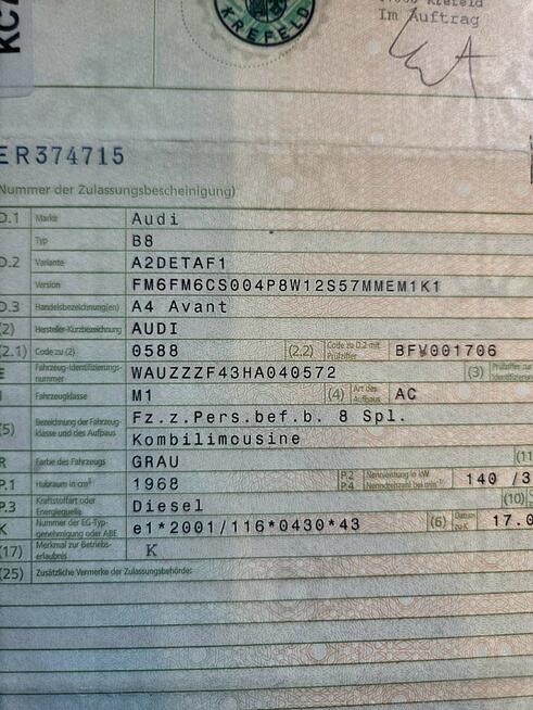 A4 2.0 TDI DESING 190KM PANORAMA hak NAVI bezwypadek 2017
