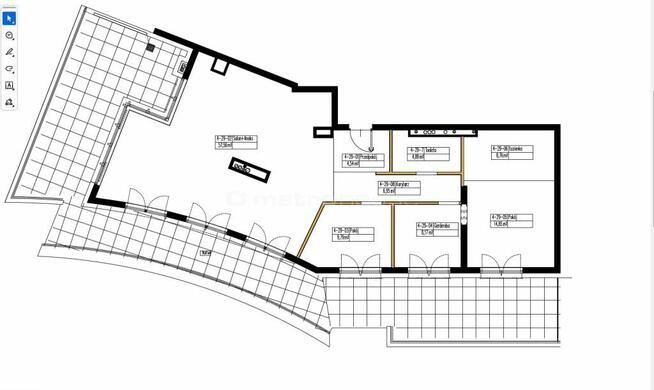 Apartament 115 m² z tarasem 80 m² Ścisłe centrum