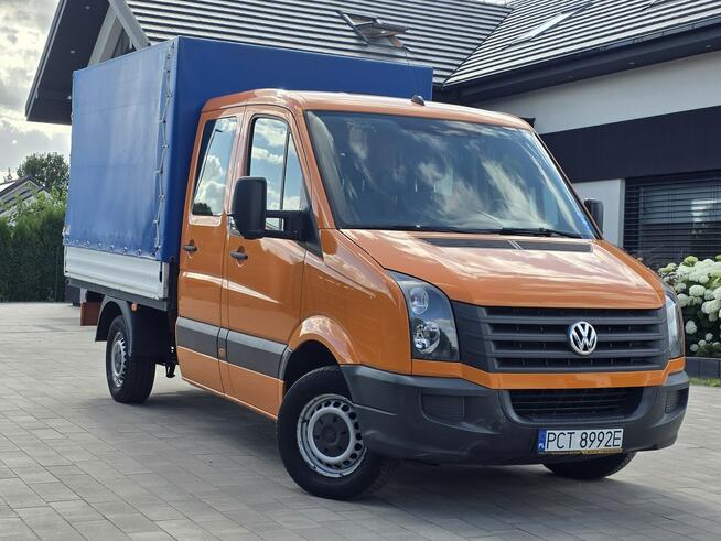 Volkswagen Crafter stan idealny /KLIMATYZACJA/ DOKA 7os /prawdziwe 115040km/ plandeka /FV