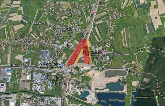 Działka budowlana Kraków Podgórze, Rybitwy, Bugaj