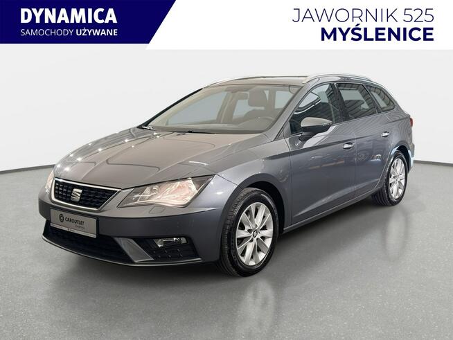 Seat Leon Sportstourer Style 1.4TSI 125KM M6 2018 r., salon PL, serwisowany, przebieg 118tys.