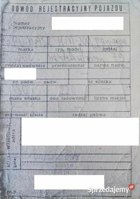 Przyczepka lekka pozostałość sam spomasz błysk km 200 zarej.