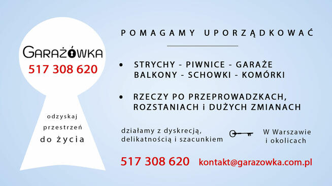 Opróżnianie, odgracanie przestrzeni - Strychy Piwnice Garaże