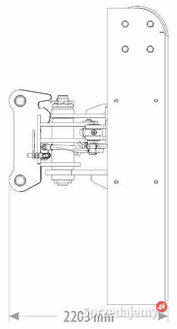 BELKA RÓWNAJĄCA NIWELUJĄCA HYDRAULICZNA 6-14T