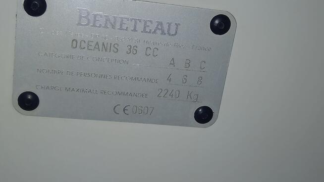 jacht żaglowy BENETAU Oceanis 36CC