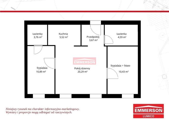 Apartament -3 pokoje -2 łazienki-Stare Miasto